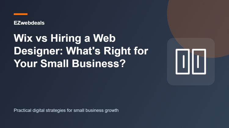Wix vs Hiring a Web Designer: What